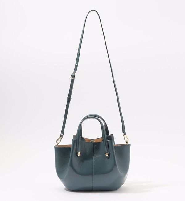 TOMORROWLAND GOODS「ATELIER TOMORROW SHELL MINI エナメルバッグ」|ハンドバッグ|