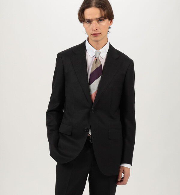 TOMORROWLAND MENS「ウールシルク シングルブレステッド 2Bスーツ TRAVELLER+SILK E.Zegna」|スーツ|
