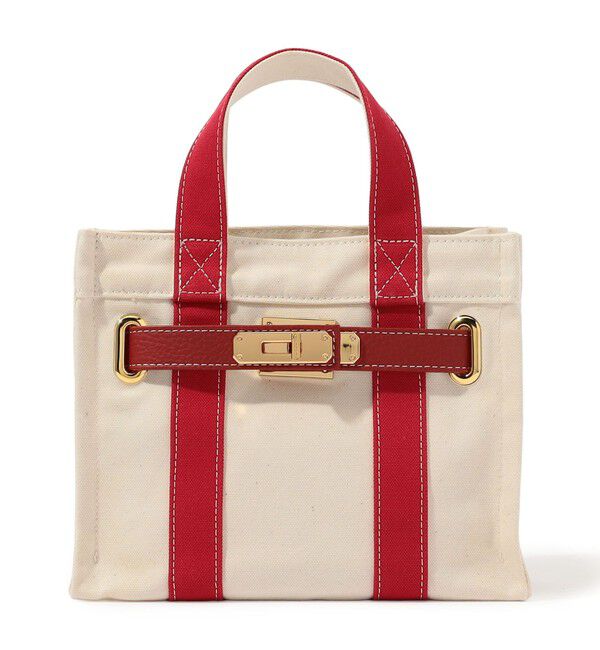 TOMORROWLAND GOODS「【別注】sita parantica FACING STITCH TOTE S ハンドバッグ」|トートバッグ|34 レッド系