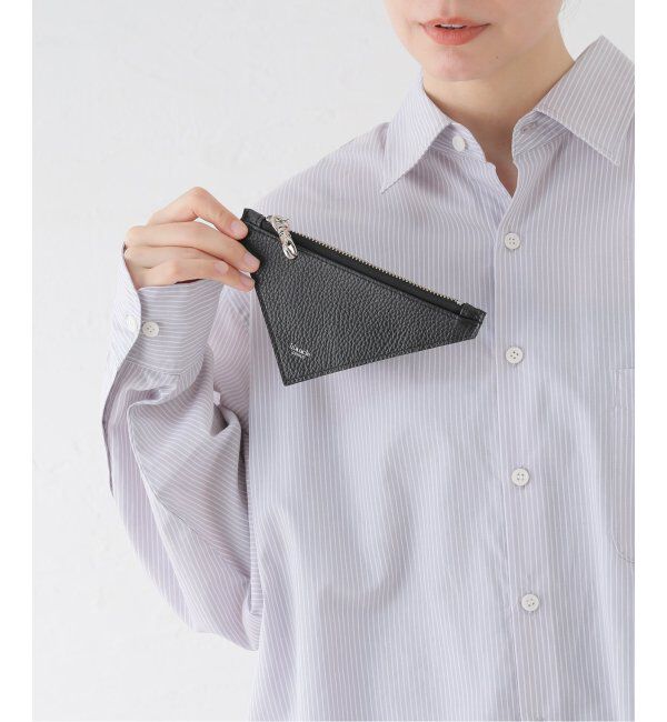  「【blancle/ ブランクレ】T.LETHER TRIANGLE POUCH」|ポーチ|