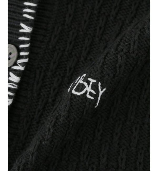 JOINT WORKS「OBEY / オベイ AMELIE BUTTON DOWN SWEATER」|ニット・セーター|