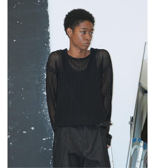 JOINT WORKS「NOCTO ARCHIVE/ノクト アーカイブ Mesh Knit Pullover」|ニット・セーター|
