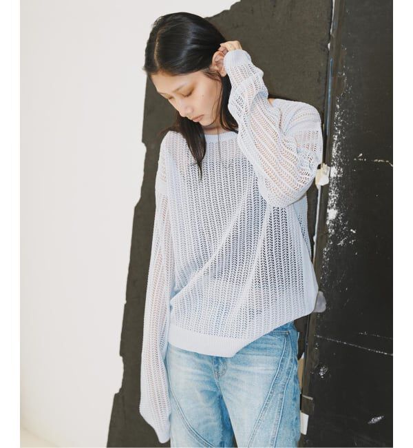 JOINT WORKS「NOCTO ARCHIVE/ノクト アーカイブ Mesh Knit Pullover」|ニット・セーター|