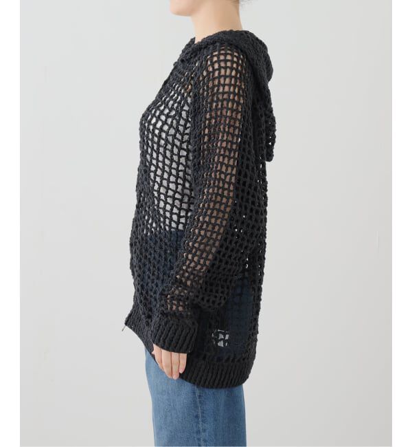 JOINT WORKS「MacMahon Knitting Mills / マクマホンニッティングミルズ Mesh Zip Hooded」|ニット・セーター|