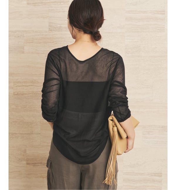 Plage「Acetate mix 2way flare ニット」|ニット・セーター|