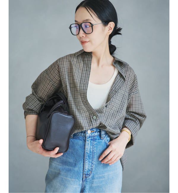 Plage「CHECK シャツ」|シャツ・ブラウス|グレーB