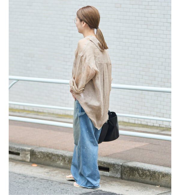 JOURNAL STANDARD「《追加2》リネンメッシュシャツ」|シャツ・ブラウス|