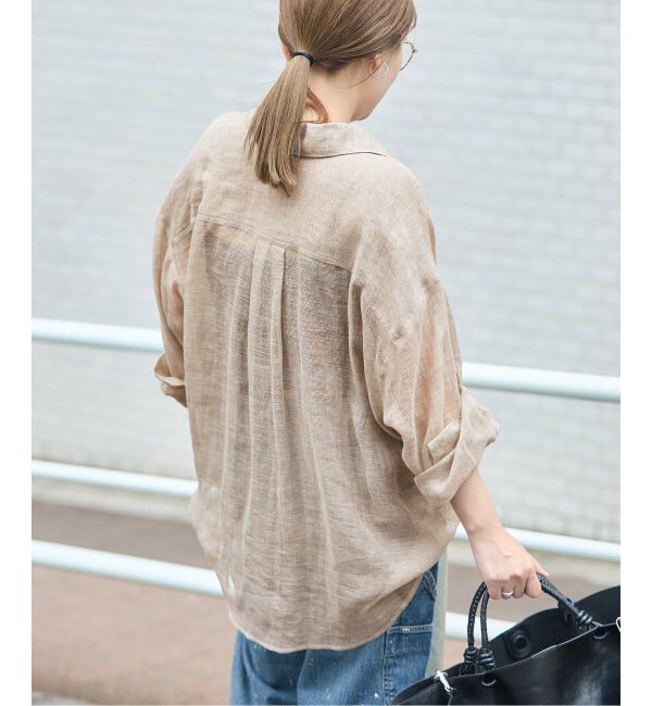 JOURNAL STANDARD「《追加2》リネンメッシュシャツ」|シャツ・ブラウス|