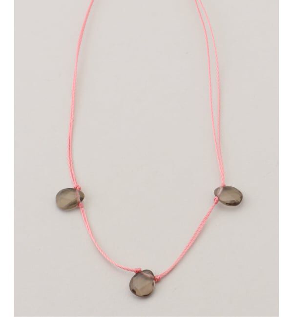  「STEEN / スティン Code*Stone Necklace」|ネックレス|ピンク