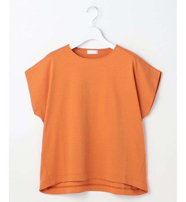 ANY SIS「【シルクタッチさら魅せTシャツ】後ろコクーン プルオーバー」|Tシャツ・カットソー|