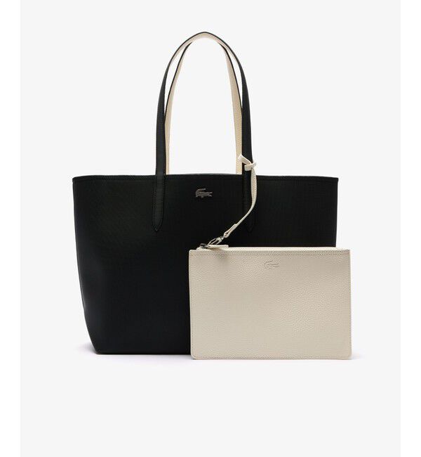 LACOSTE「ANNA 2WAY リバーシブル トートバッグ / クラッチバッグ付き」|トートバッグ|