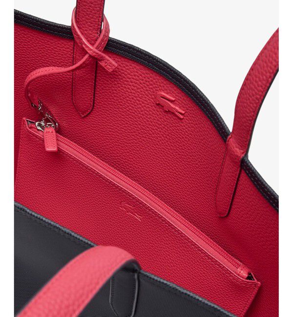 LACOSTE「ANNA 2WAY リバーシブル トートバッグ / クラッチバッグ付き」|トートバッグ|