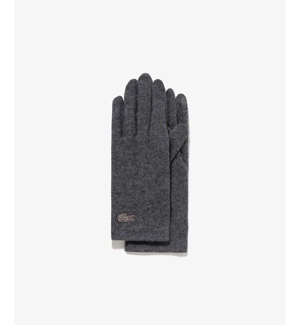 LACOSTE「カシミヤブレンドジャージグローブ」|手袋|