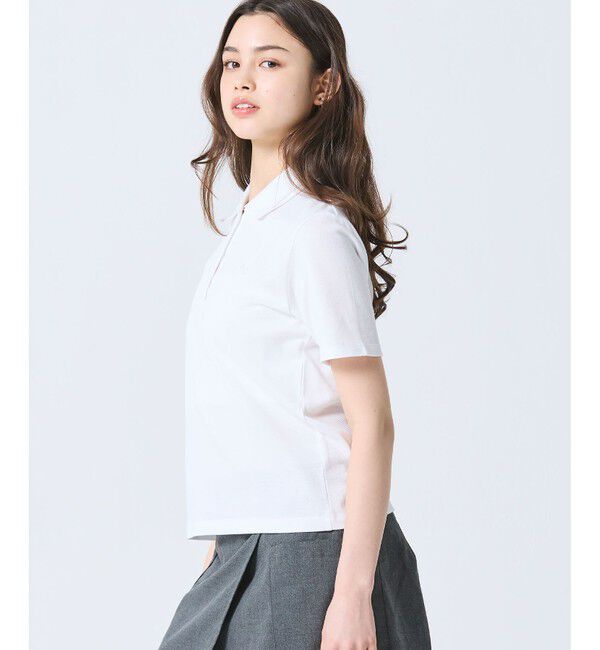 LACOSTE「ダブルカラー鹿の子鹿の子ポロシャツ」|ポロシャツ|