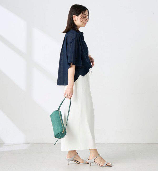 NOLLEY'S「【BECシリーズ】ウォッシャブル袖2ＷAYシアーボイルブラウス」|シャツ・ブラウス|