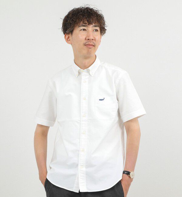 NOLLEY'S goodman「クジラBD S/S サッカー/オックス 半袖シャツ 26SS」|シャツ・ブラウス|
