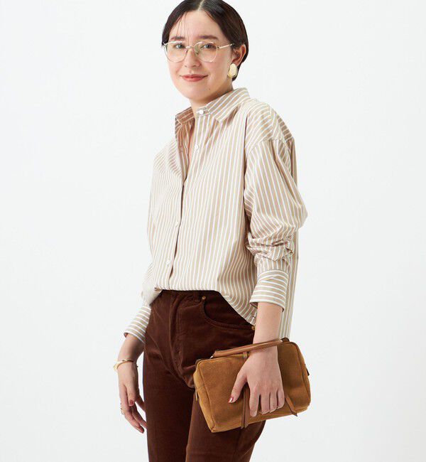 NOLLEY'S「ウォッシャブルストライプベーシックシャツ」|シャツ・ブラウス|