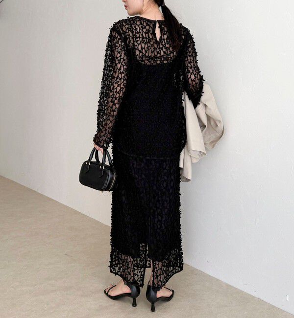 fredy emue「《セットアップ対応》フォーカスドット刺繍プルオーバー」|シャツ・ブラウス|