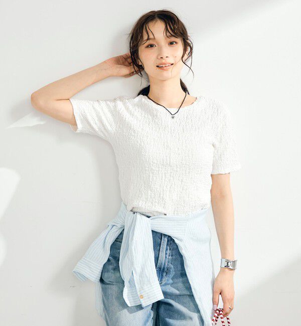 fredy emue「ぽこぽこ2WAYスリットプルオーバー」|Tシャツ・カットソー|