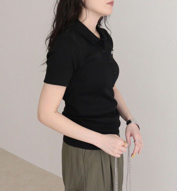 fredy emue「【LACOSTE/ラコステ】ワンポイントリブポロシャツ」|ポロシャツ|