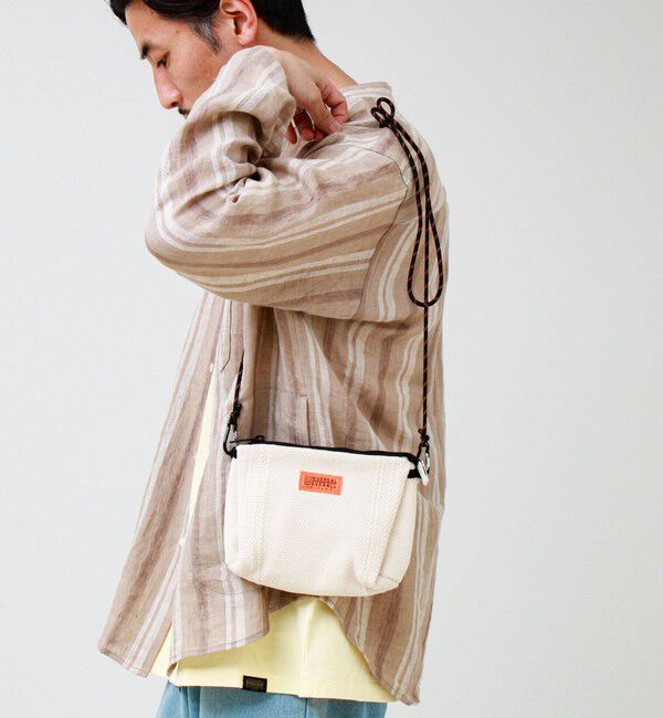 GLOSTER「【UNIVERSAL OVERALL】Summer knit sacoche」|ショルダー・メッセンジャー|