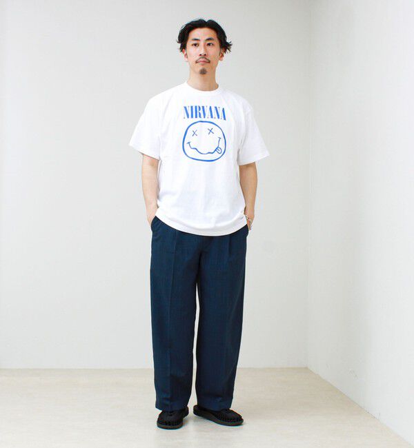 GLOSTER「【GOOD ROCK SPEED】NIRVANA / ニルヴァーナ グラフィックTシャツ」|Tシャツ・カットソー|