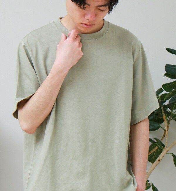 GLOSTER「【GEVACO/ゲバコ】リネンバスクTシャツ」|Tシャツ・カットソー|