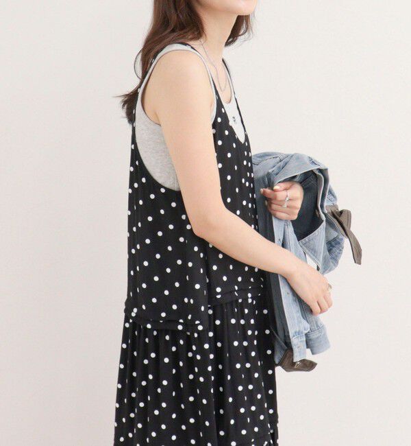 fredy emue「ドットノースリーブワンピース」|ワンピース|