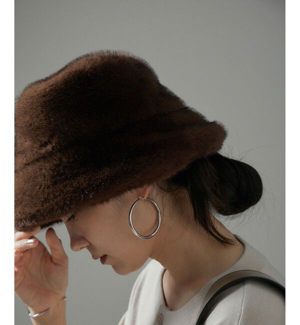 SALON adam et rope'「エコファーバケットハット」|ハット|コゲ茶サブ