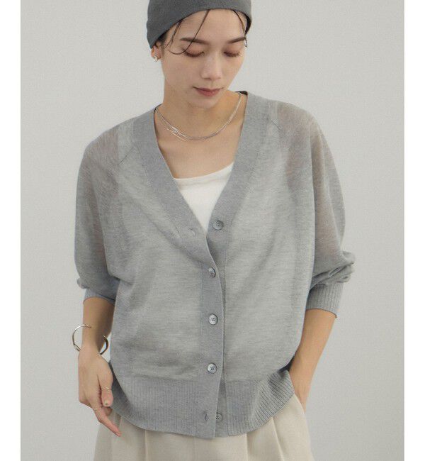 SALON adam et rope'「【J'aDoRe・店舗限定】【extreme cashmere（エクストリーム・カシミア）】claudia ニットタンク」|タンクトップ|