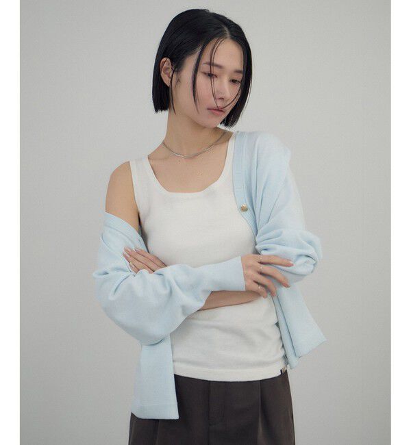 SALON adam et rope'「【J'aDoRe・店舗限定】【extreme cashmere（エクストリーム・カシミア）】claudia ニットタンク」|タンクトップ|