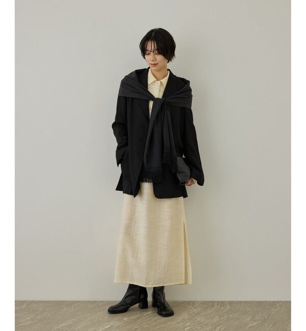 SALON adam et rope'「GENTLE SILK スカーフ / イージーケア」|バンダナ・スカーフ|
