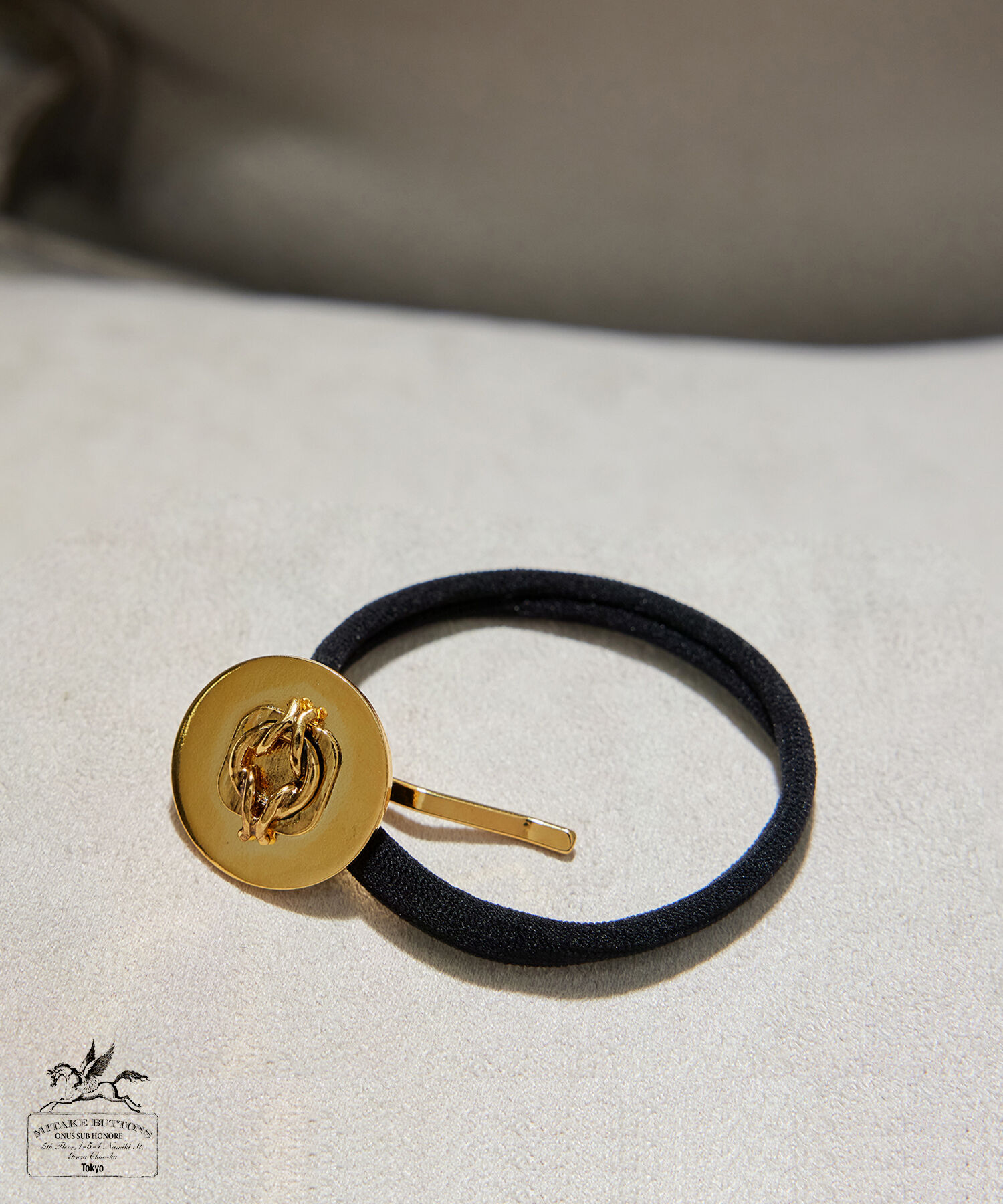 ROP&Eacute;「【MITAKE BUTTON】モチーフへアーカフ」|その他|ゴールド(90)