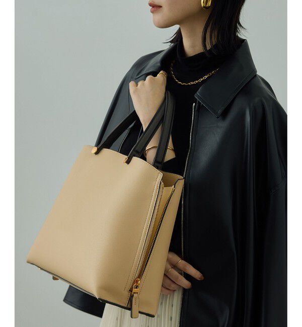 ROPE「【E'POR】Y BAG Medium/通勤・軽量」|トートバッグ|ベージュ(27)