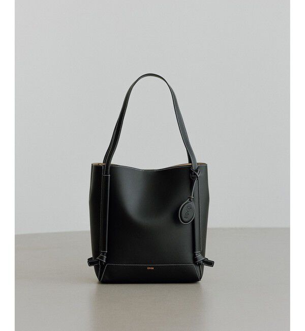 ROPE「【E'POR】KNOT BAG Medium/軽量・撥水・通勤・26AW新型」|トートバッグ|ブラック(01)