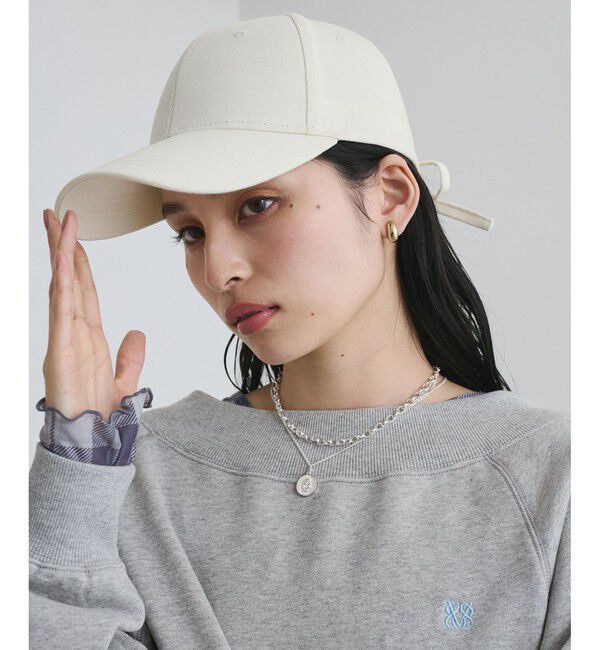 VIS「バックリボンツイルCAP」|キャップ・キャスケット|