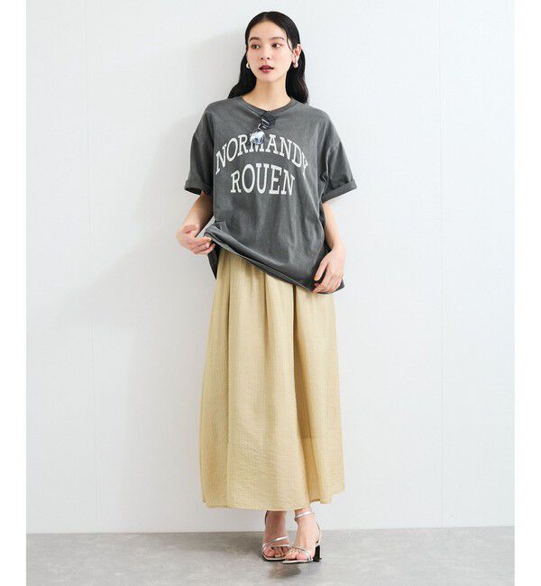 VIS「製品ピグメントプリントビッグT」|Tシャツ・カットソー|