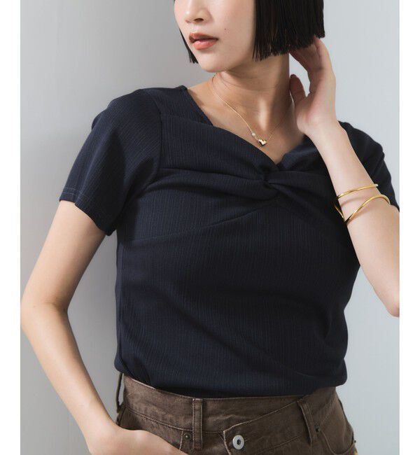 VIS「ツイストテレコカットソー」|Tシャツ・カットソー|