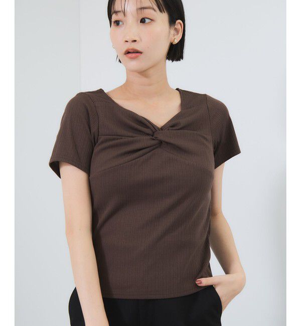 VIS「ツイストテレコカットソー」|Tシャツ・カットソー|