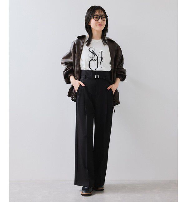 VIS「フォト＆ロゴアソートロングスリーブTシャツ」|Tシャツ・カットソー|