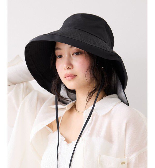 VIS「【WEB限定】マイナス18℃ネック＆フェイスカバーつきUVハット/遮熱・UVカット・撥水」|ハット|
