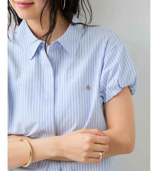 VIS「【POLO BCS】VIS別注コンパクトシャツ」|シャツ・ブラウス|サックス(48)