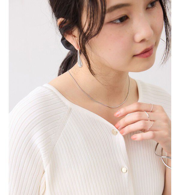 VIS「【夏トク価格】ウエストタックカーディガン/イージーケア」|カーディガン|
