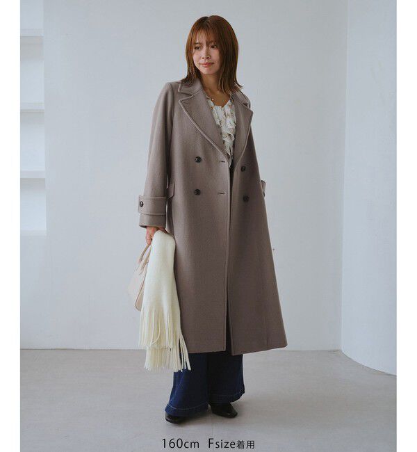 Rope&rsquo;Picnic「JAPAN FABRIC ダブルチェスターコート/一部WEB限定カラー」|チェスターコート|