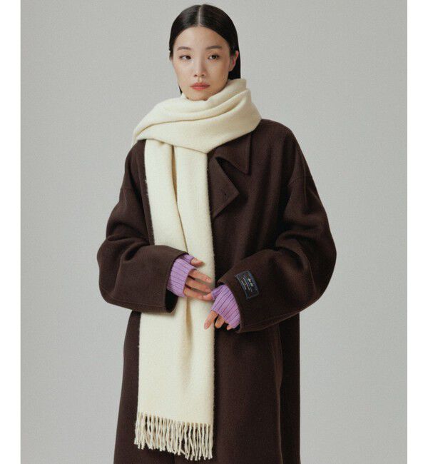 ADAM ET ROPE'「【THE INOUE BROTHERS...together with ADAM ET ROPE'】EX Brushed Scarf」|マフラー|