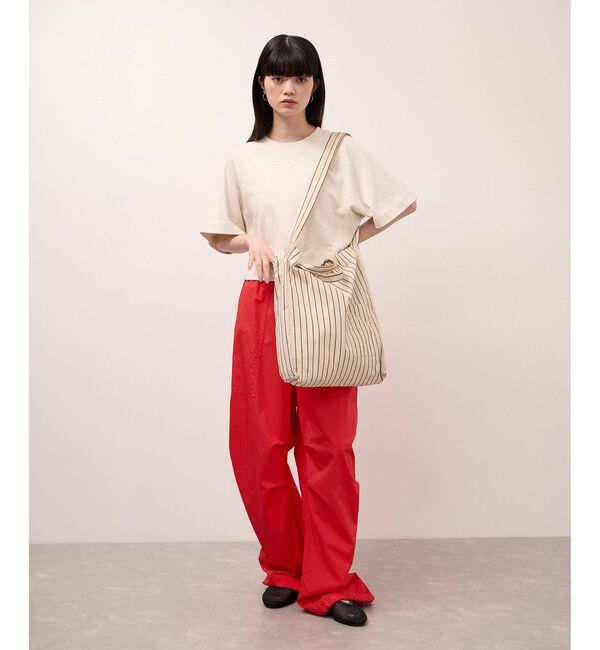 ADAM ET ROPE'「【WEB限定】・【定番】ギャザー2WAYミドルショルダーバッグ」|ショルダー・メッセンジャー|