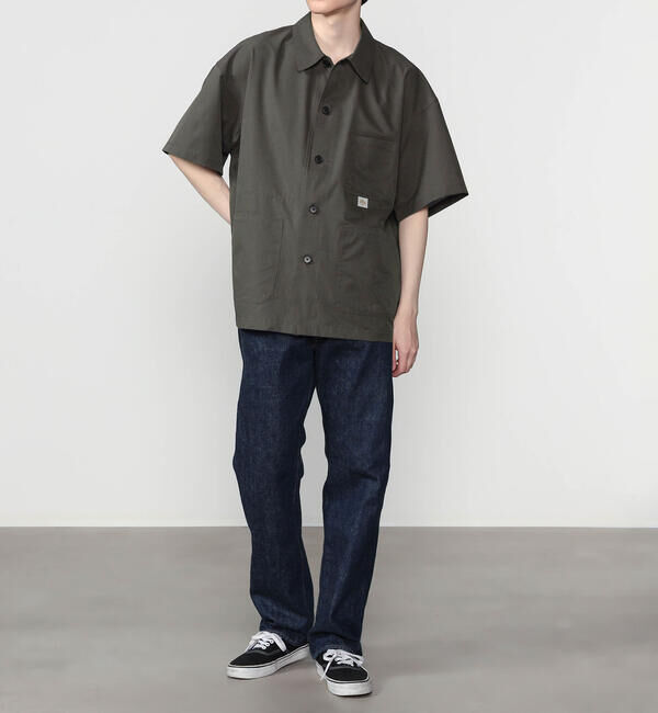 DANTON「DANTON | リップストップ 半袖カバーオールシャツ MEN」|シャツ・ブラウス|
