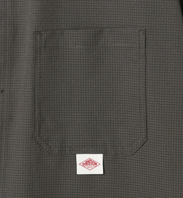 DANTON「DANTON | リップストップ 半袖カバーオールシャツ MEN」|シャツ・ブラウス|