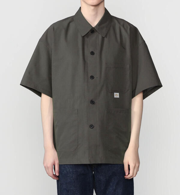 DANTON「DANTON | リップストップ 半袖カバーオールシャツ MEN」|シャツ・ブラウス|