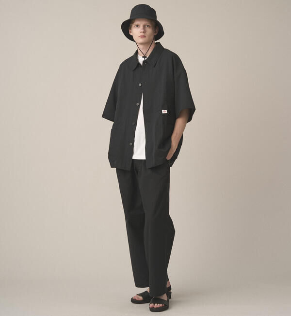 DANTON「DANTON | リップストップ 半袖カバーオールシャツ MEN」|シャツ・ブラウス|